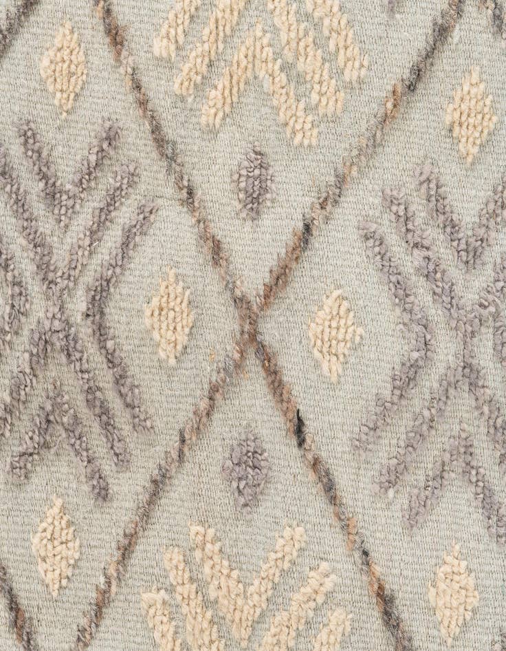Detail image of  8' 8 x 12' 8  Hand Knotted Moroccan Wool Rug