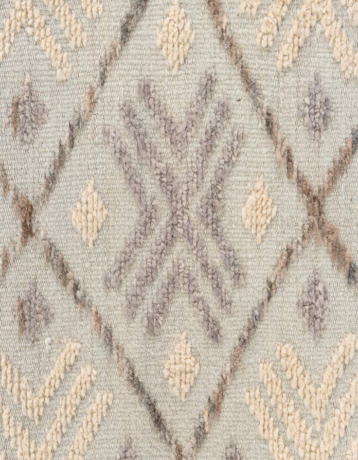 Detail image of  8' 8 x 12' 8  Hand Knotted Moroccan Wool Rug