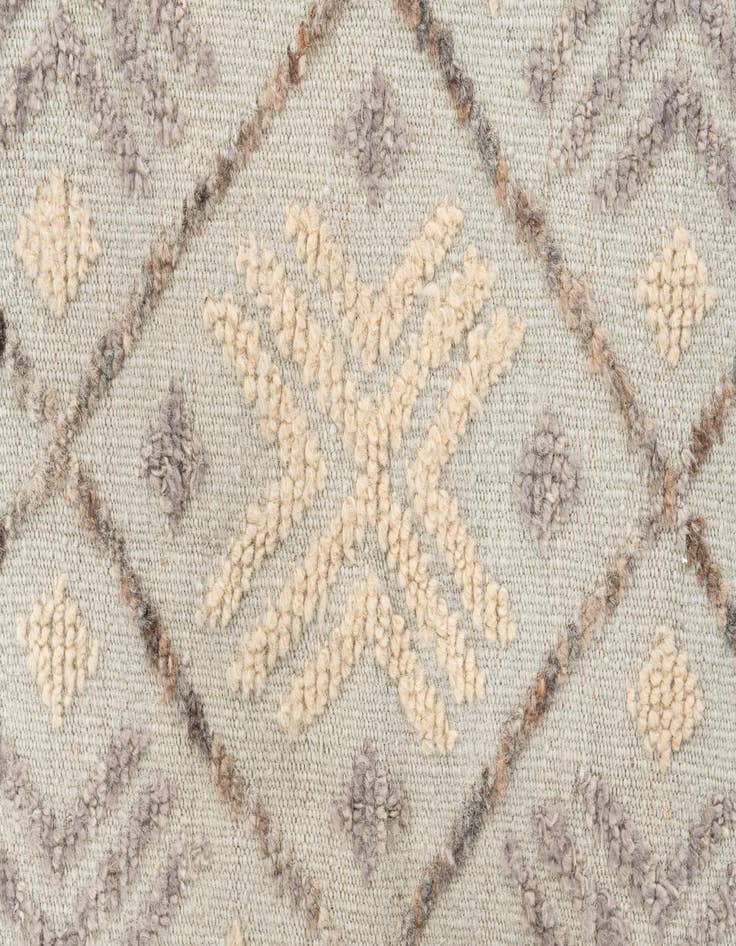 Detail image of  8' 8 x 12' 8  Hand Knotted Moroccan Wool Rug