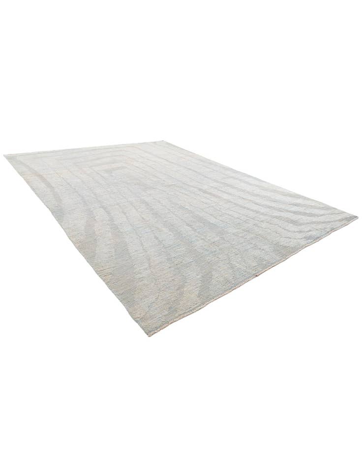 Detail image of  9' 3 x 12' 4  Hand Knotted Moroccan Wool Rug