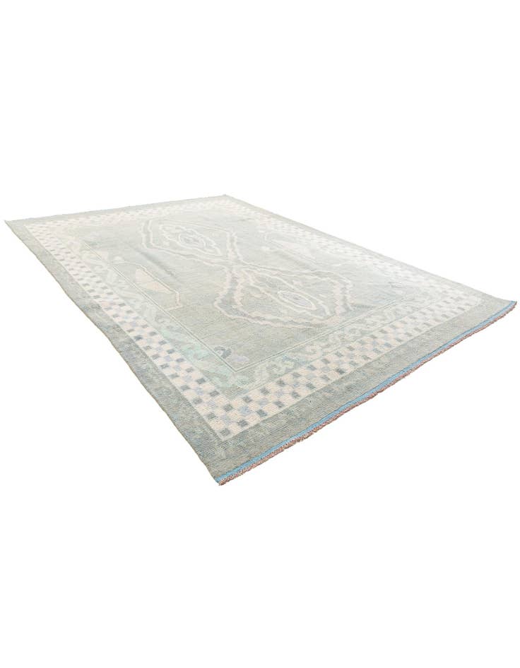 Detail image of  8' 8 x 12' 4  Hand Knotted Moroccan Wool Rug