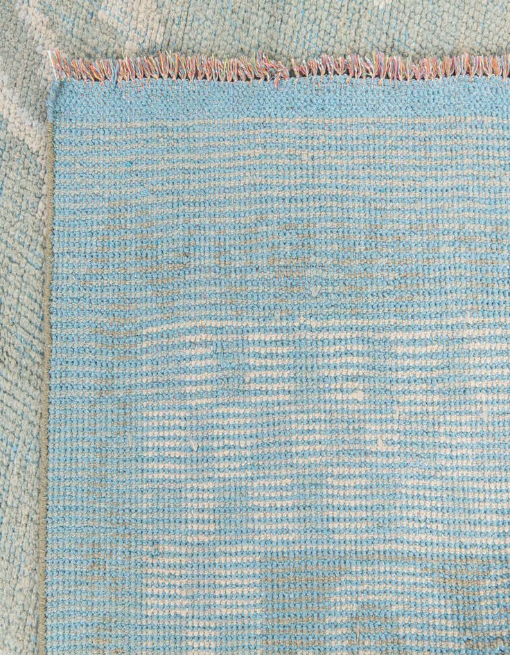 Detail image of  8' 8 x 12' 4  Hand Knotted Moroccan Wool Rug