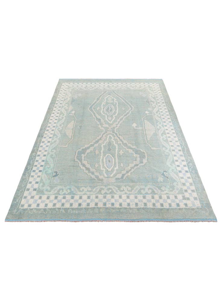 Detail image of  8' 8 x 12' 4  Hand Knotted Moroccan Wool Rug