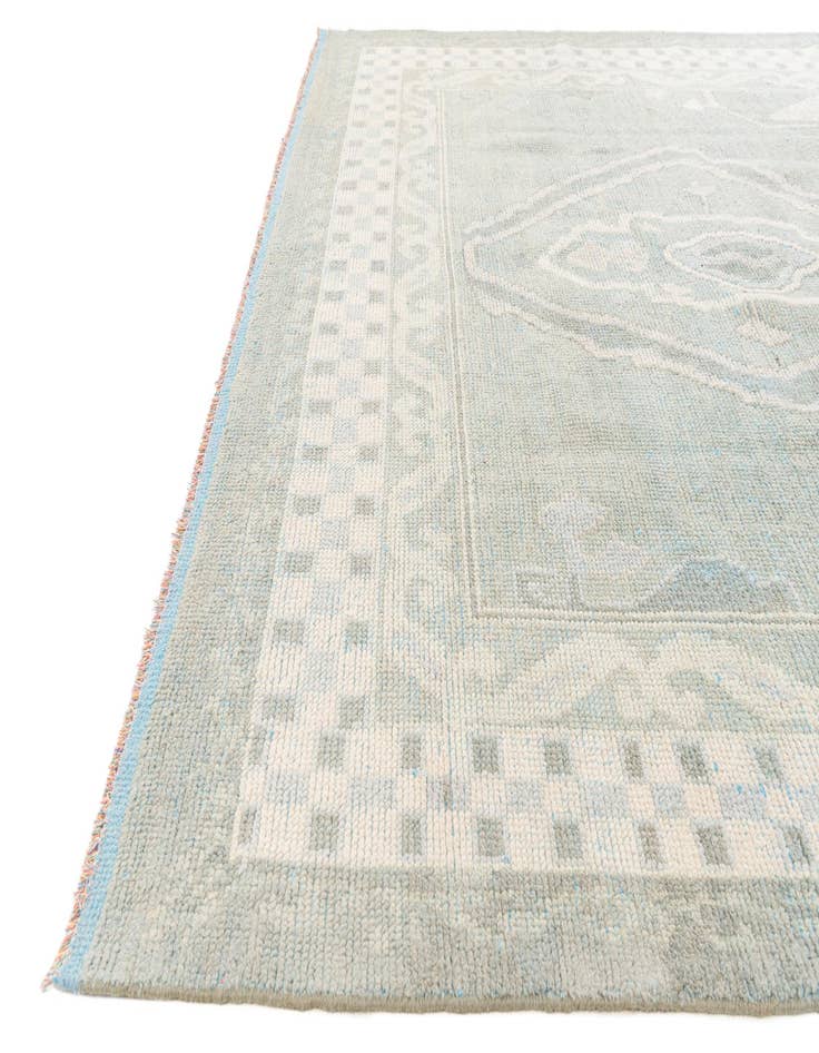Detail image of  8' 8 x 12' 4  Hand Knotted Moroccan Wool Rug