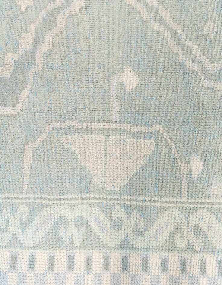 Detail image of  8' 8 x 12' 4  Hand Knotted Moroccan Wool Rug