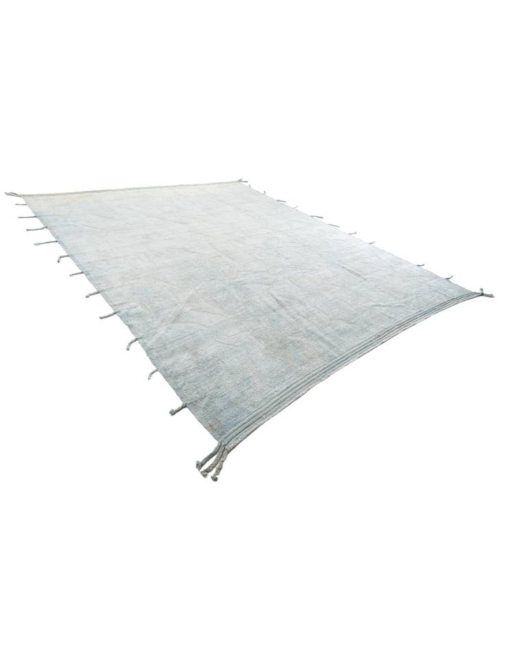 Detail image of  9' x 11' 4  Hand Knotted Moroccan Wool Rug