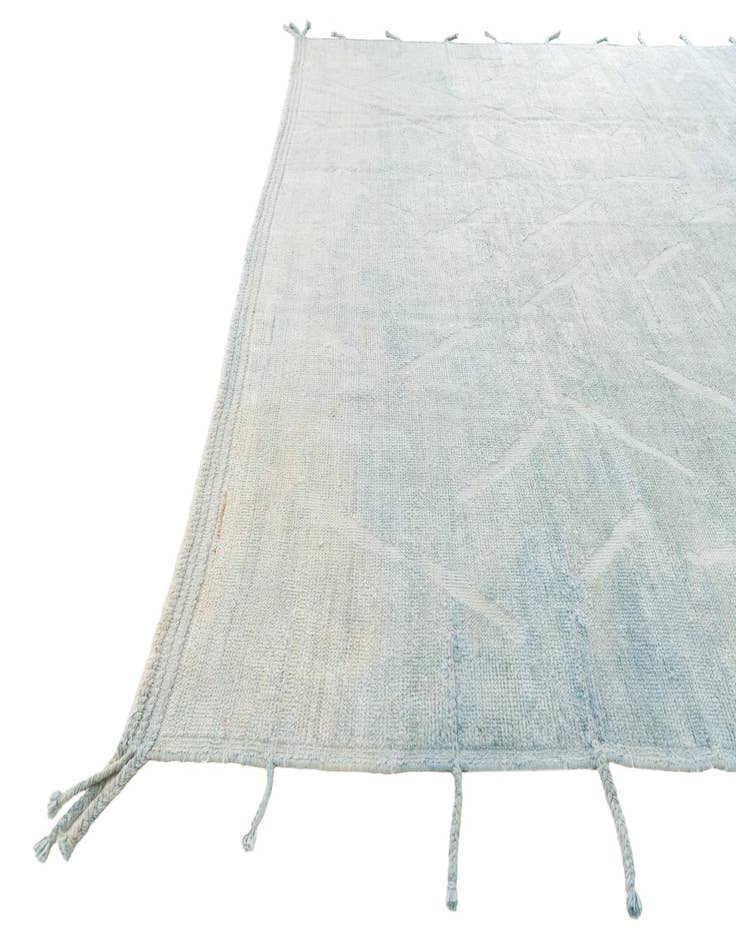 Detail image of  9' x 11' 4  Hand Knotted Moroccan Wool Rug