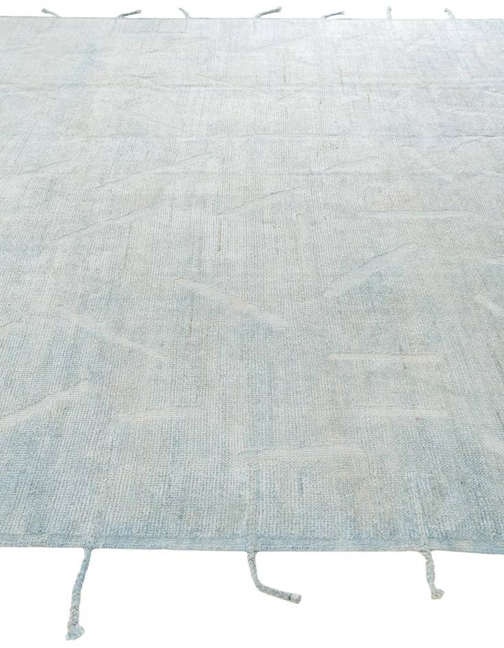 Detail image of  9' x 11' 4  Hand Knotted Moroccan Wool Rug