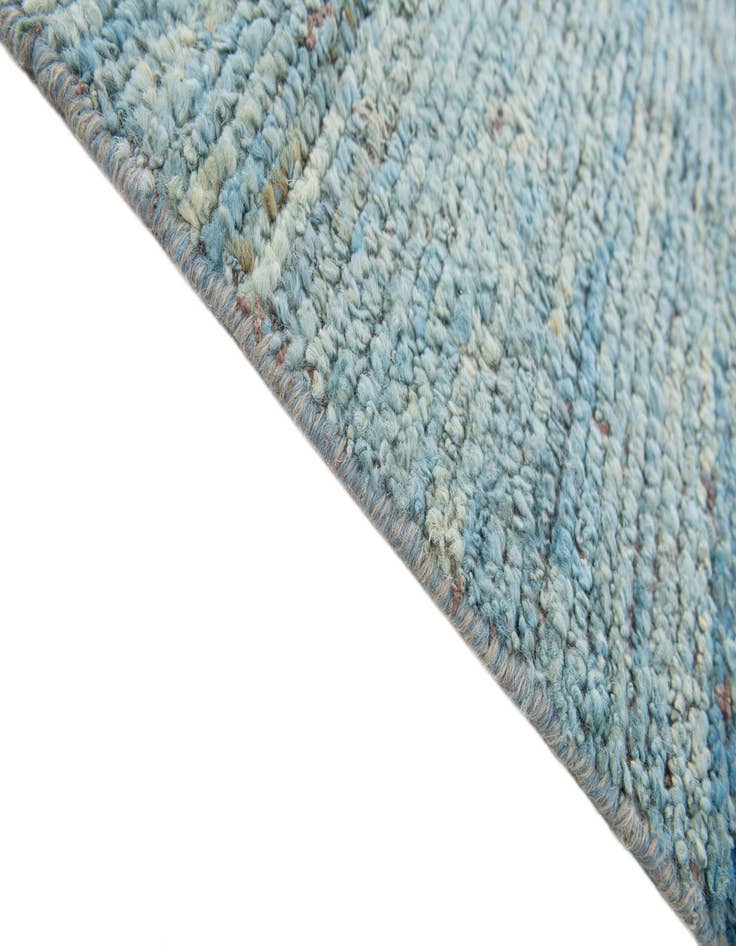 Detail image of  6' x 9' 7  Hand Knotted Moroccan Wool Rug