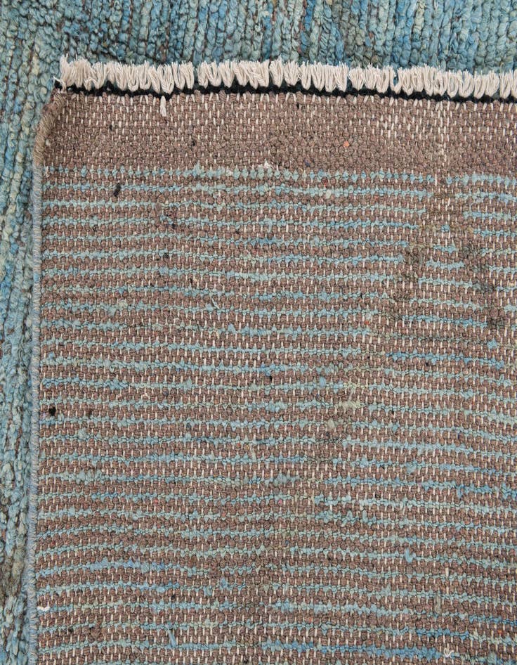 Detail image of  6' x 9' 7  Hand Knotted Moroccan Wool Rug