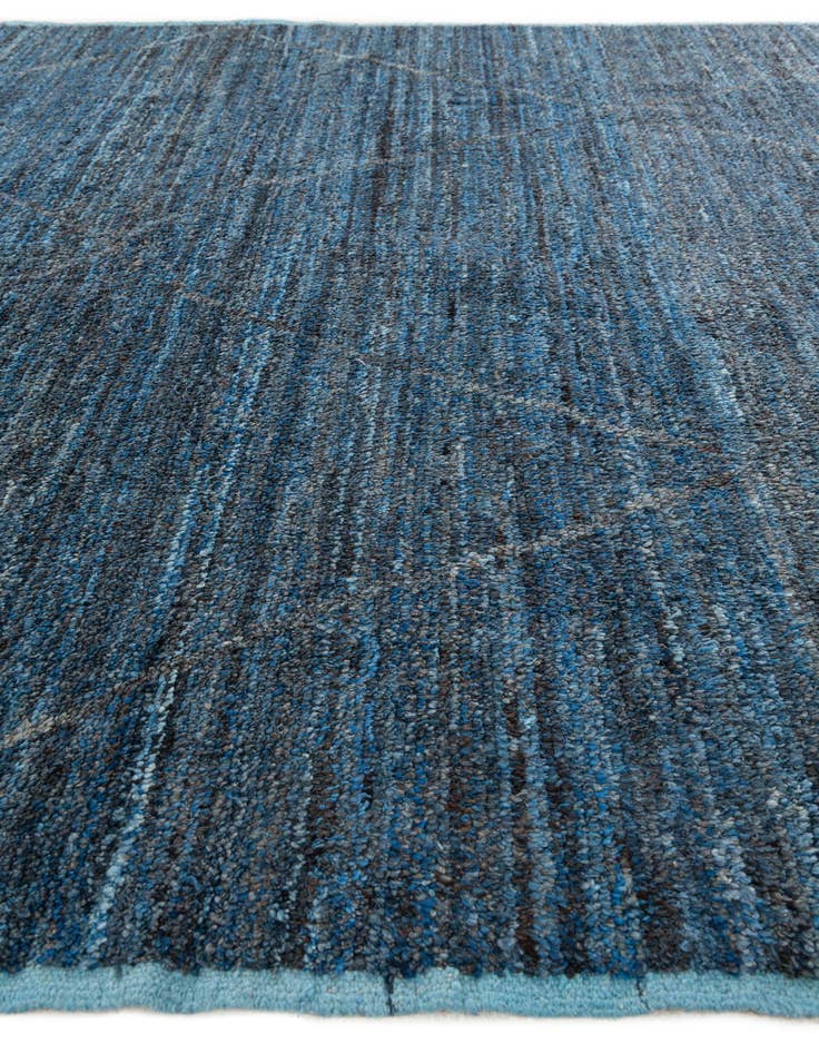 Detail image of  8' 1 x 10' 2  Hand Knotted Moroccan Wool Rug