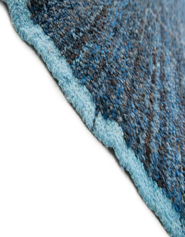 Detail image of  8' 1 x 10' 2  Hand Knotted Moroccan Wool Rug