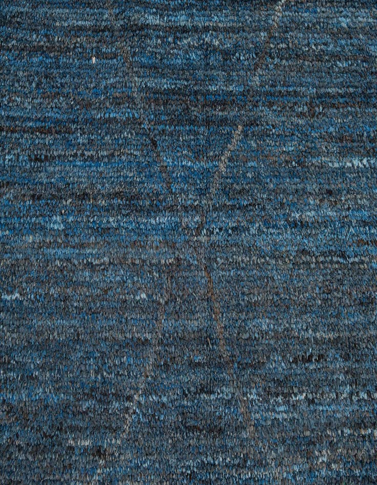 Detail image of  8' 1 x 10' 2  Hand Knotted Moroccan Wool Rug