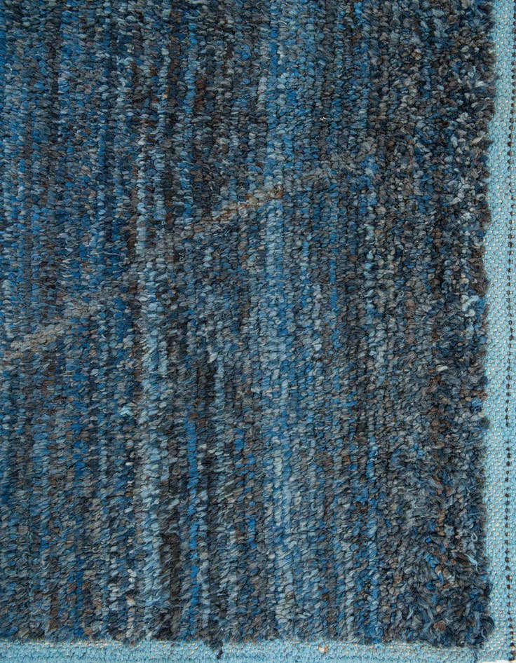 Detail image of  8' 1 x 10' 2  Hand Knotted Moroccan Wool Rug