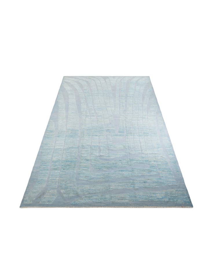 Detail image of  9' 3 x 14' 10  Hand Knotted Moroccan Wool Rug