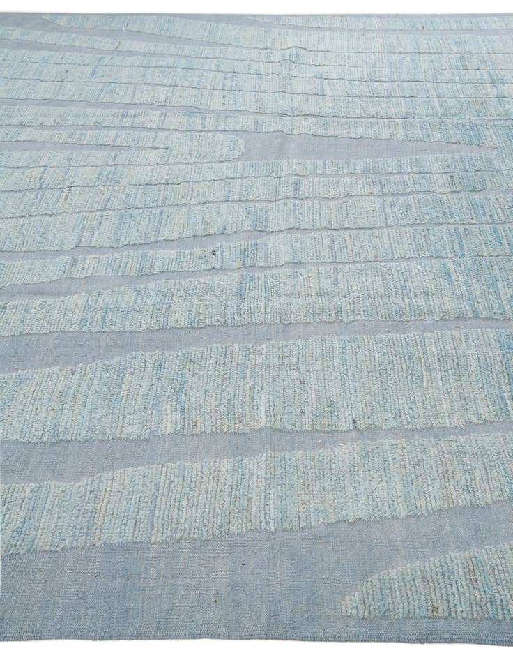 Detail image of  9' 3 x 14' 10  Hand Knotted Moroccan Wool Rug