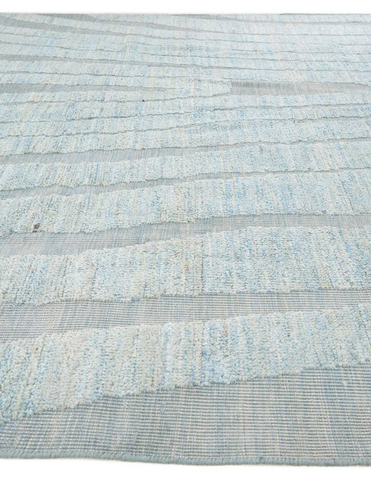 Detail image of  8' x 10' 7  Hand Knotted Moroccan Wool Rug