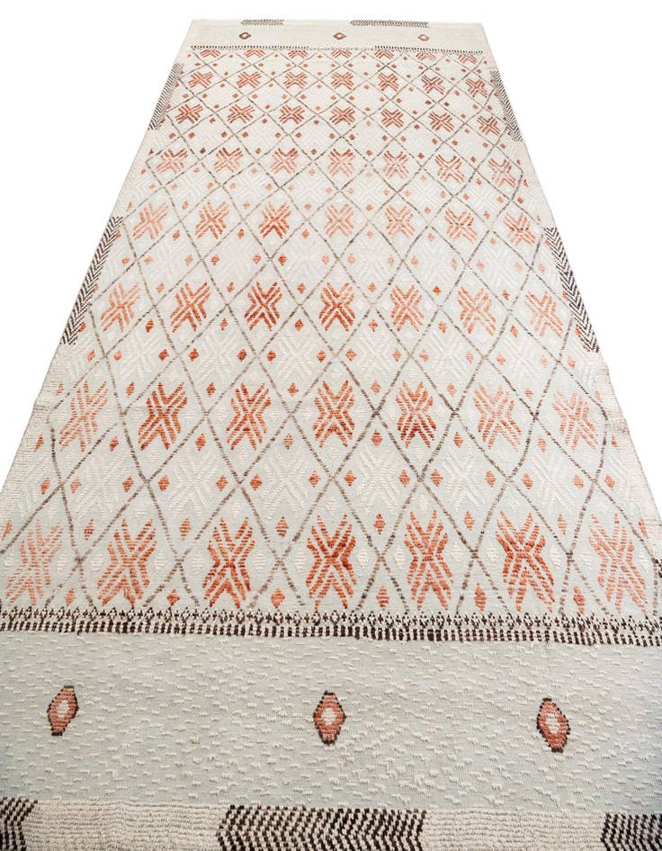 Detail image of  8' 7 x 12' 5  Hand Knotted Moroccan Wool Rug