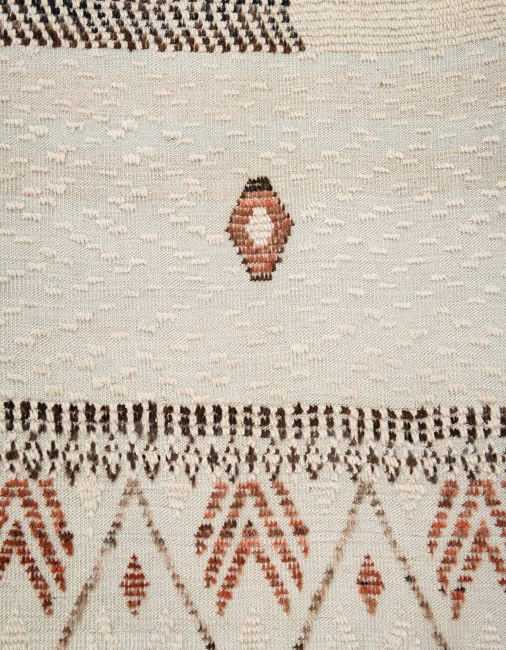 Detail image of  8' 7 x 12' 5  Hand Knotted Moroccan Wool Rug