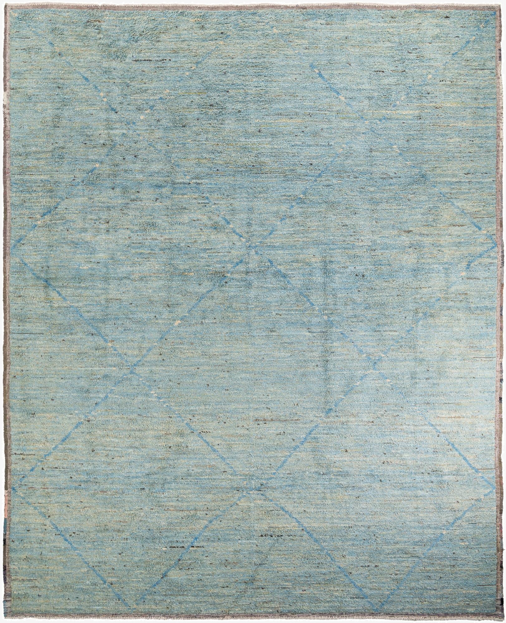  11' 7 x 14' 8  Hand Knotted Moroccan Wool Rug