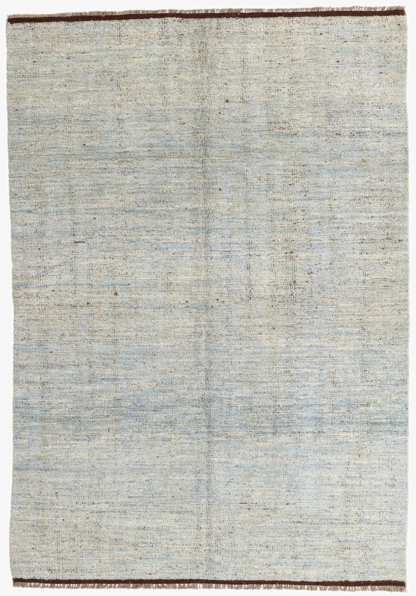  5' 8 x 8' 2  Hand Knotted Moroccan Wool Rug
