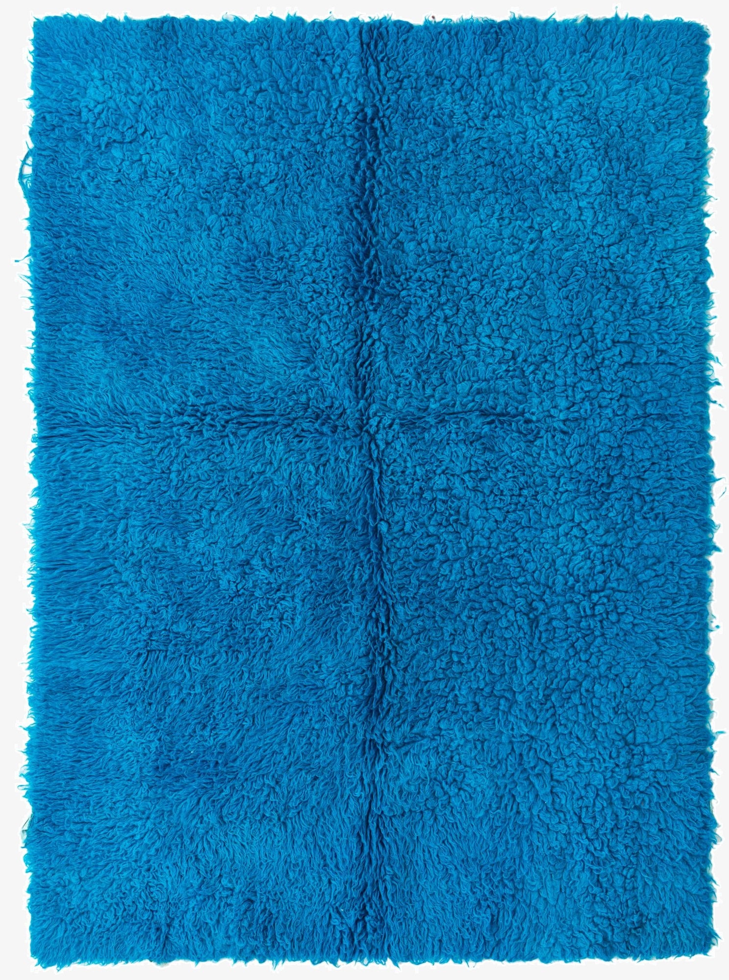  4' 8 x 6' 6  Hand Knotted Moroccan Wool Rug