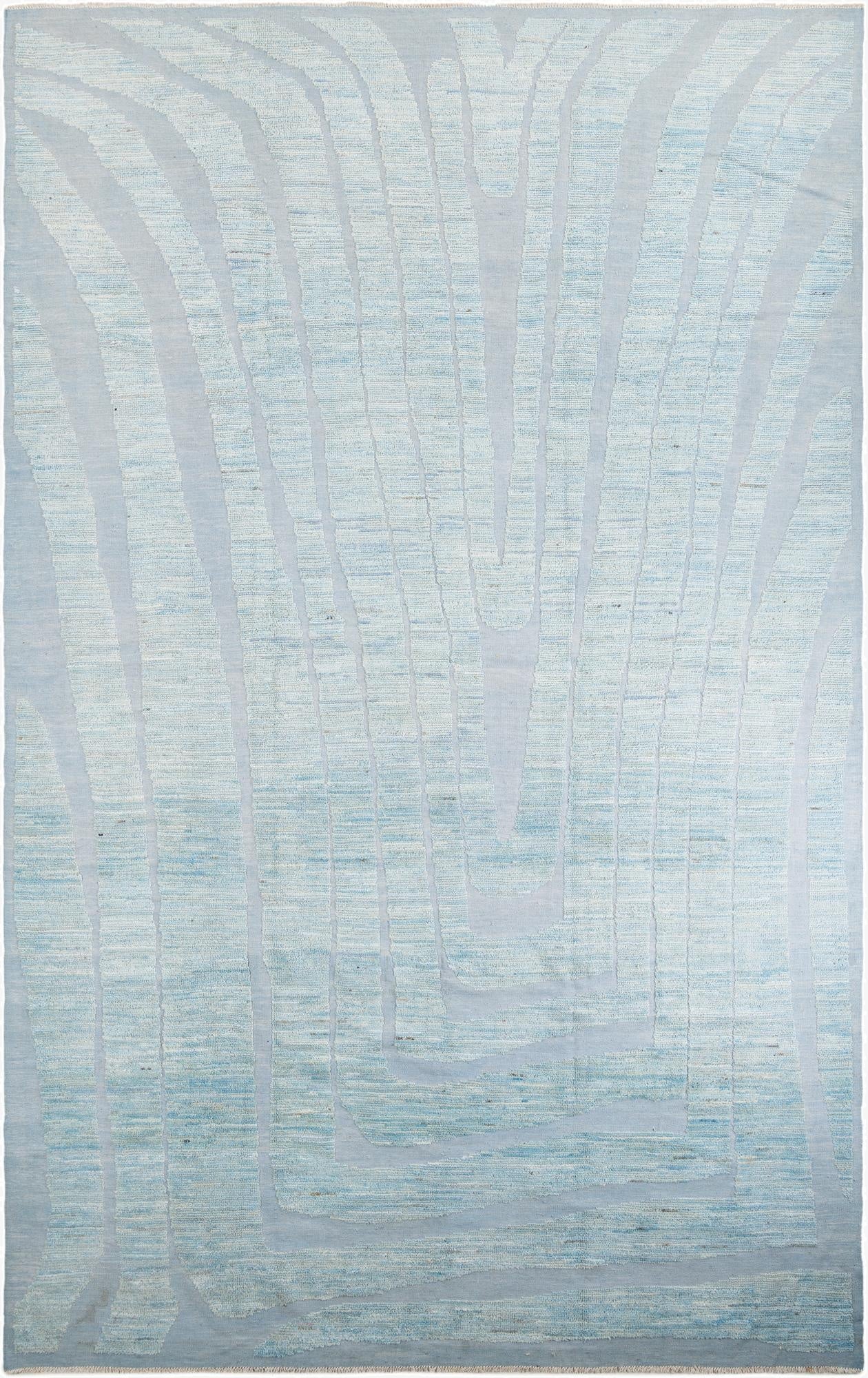  9' 3 x 14' 10  Hand Knotted Moroccan Wool Rug