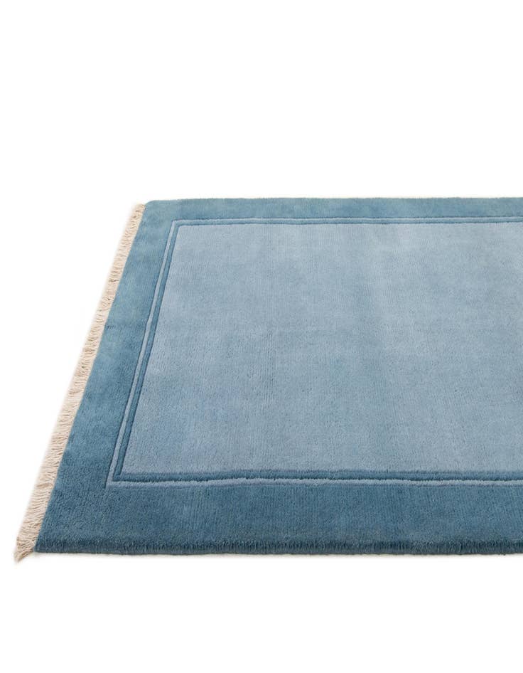 Detail image of  4' 2 x 5' 9  Hand Knotted Nepal Wool Rug