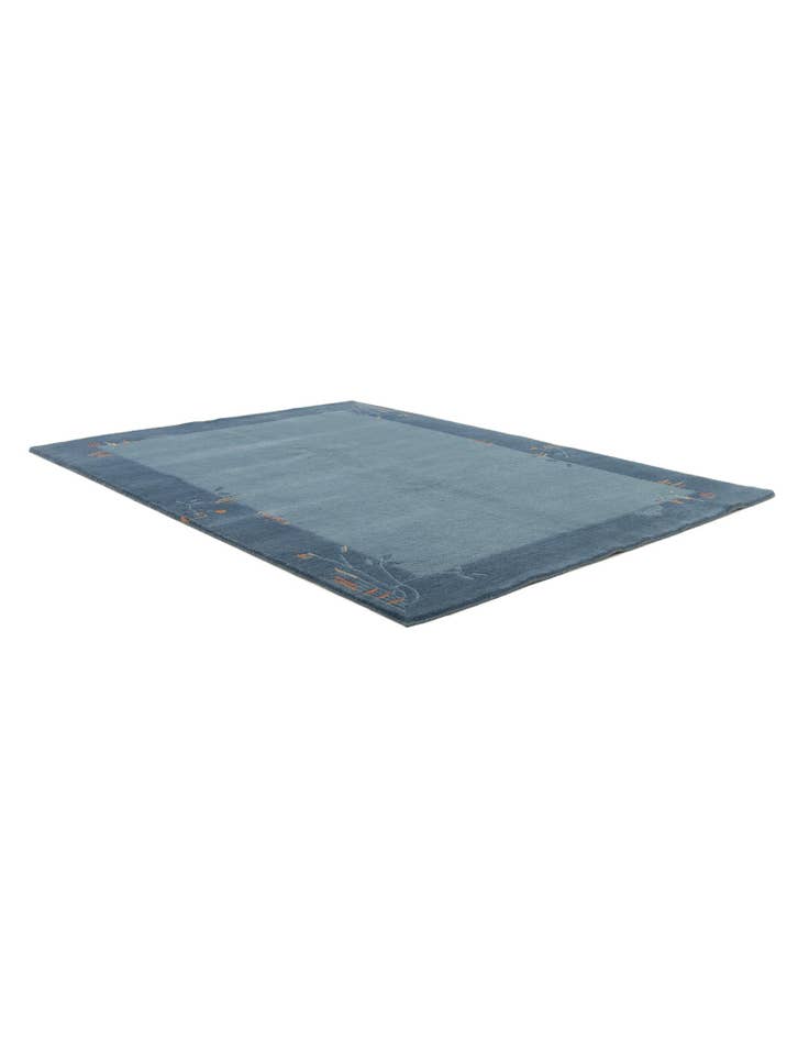 Detail image of  4' 9 x 6' 7  Hand Knotted Nepal Wool Rug