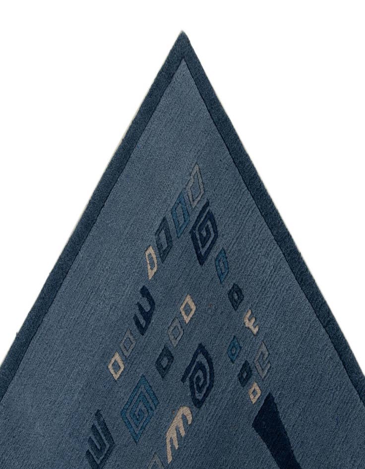 Detail image of  4' 9 x 6' 8  Hand Knotted Nepal Wool Rug