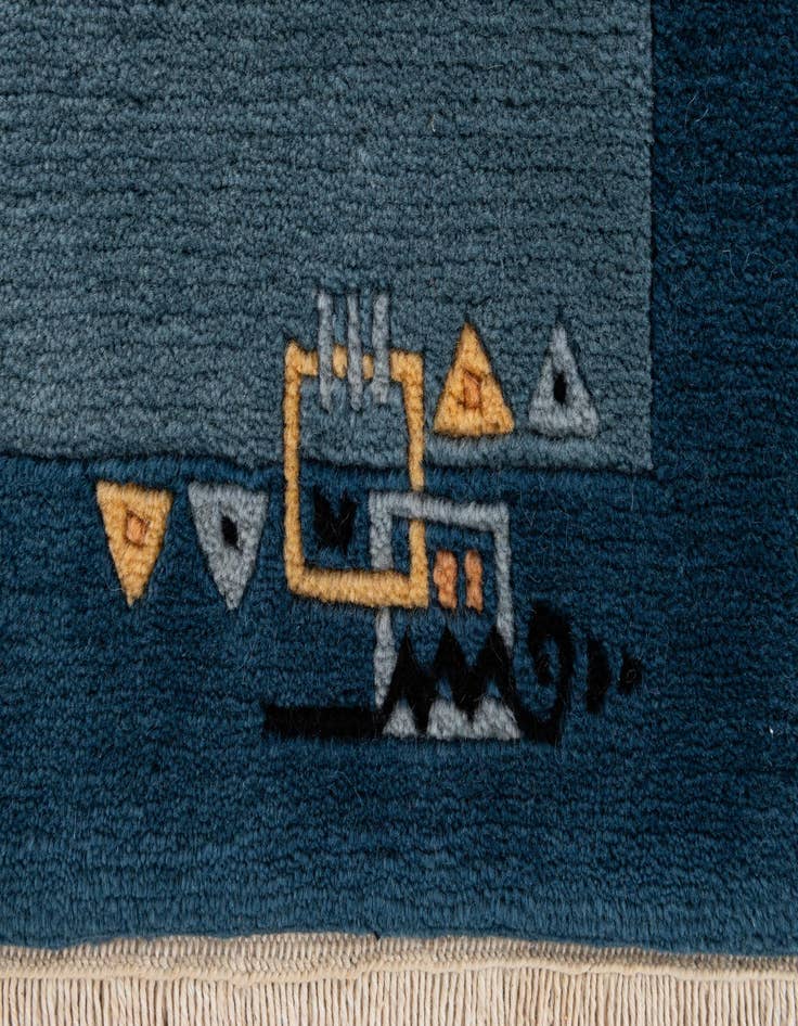 Detail image of  1' 11 x 2' 11  Hand Knotted Nepal Wool Rug