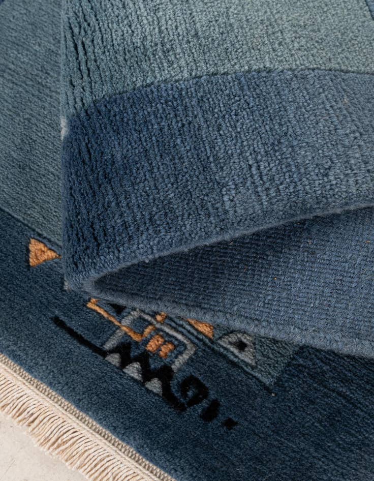 Detail image of  2' 1 x 3' 1  Hand Knotted Nepal Wool Rug