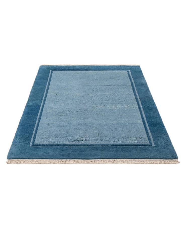 Detail image of  4' 1 x 5' 10  Hand Knotted Nepal Wool Rug