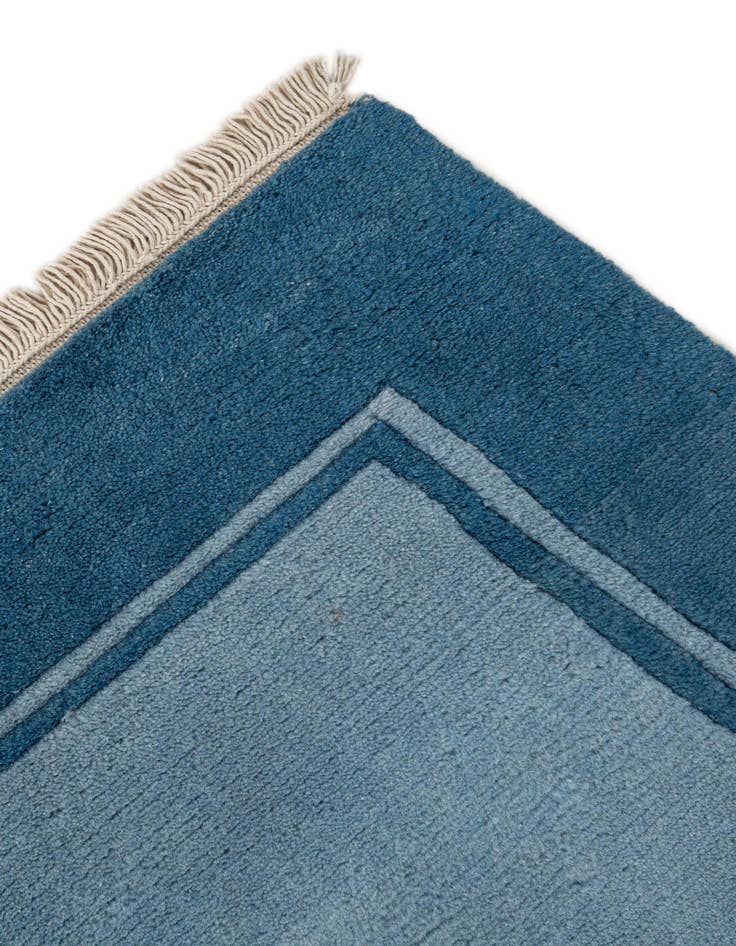 Detail image of  4' 1 x 5' 10  Hand Knotted Nepal Wool Rug