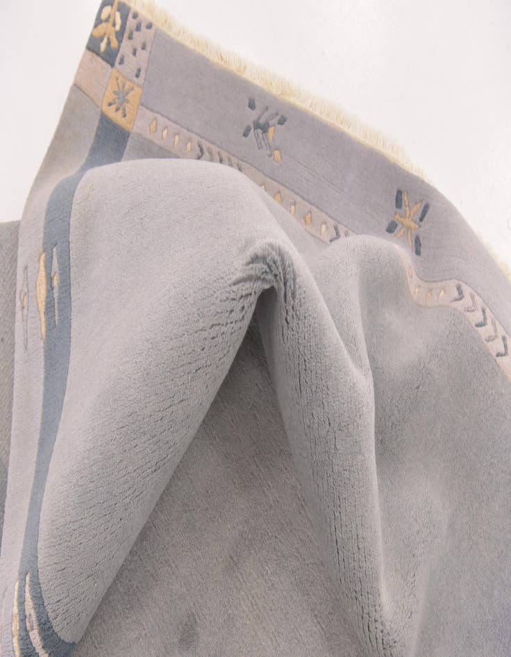 Detail image of 5' 9 x 8' Hand Knotted Nepal Wool Rug