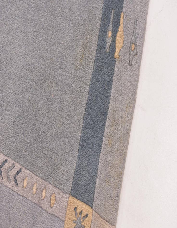 Detail image of 5' 9 x 8' Hand Knotted Nepal Wool Rug