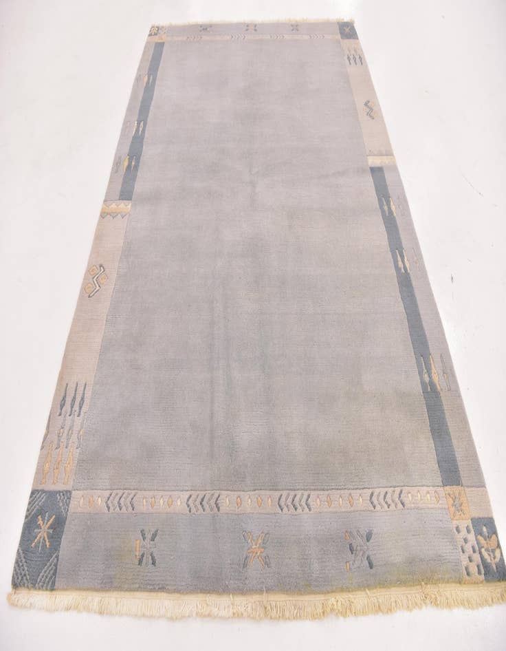 Detail image of 5' 9 x 8' Hand Knotted Nepal Wool Rug