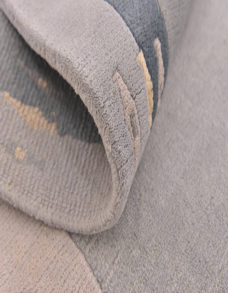 Detail image of 5' 9 x 8' Hand Knotted Nepal Wool Rug