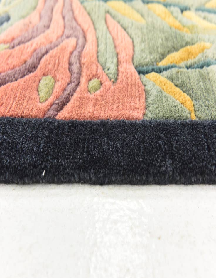 Detail image of  6' 9 x 8'  Hand Knotted Nepal Wool Rug