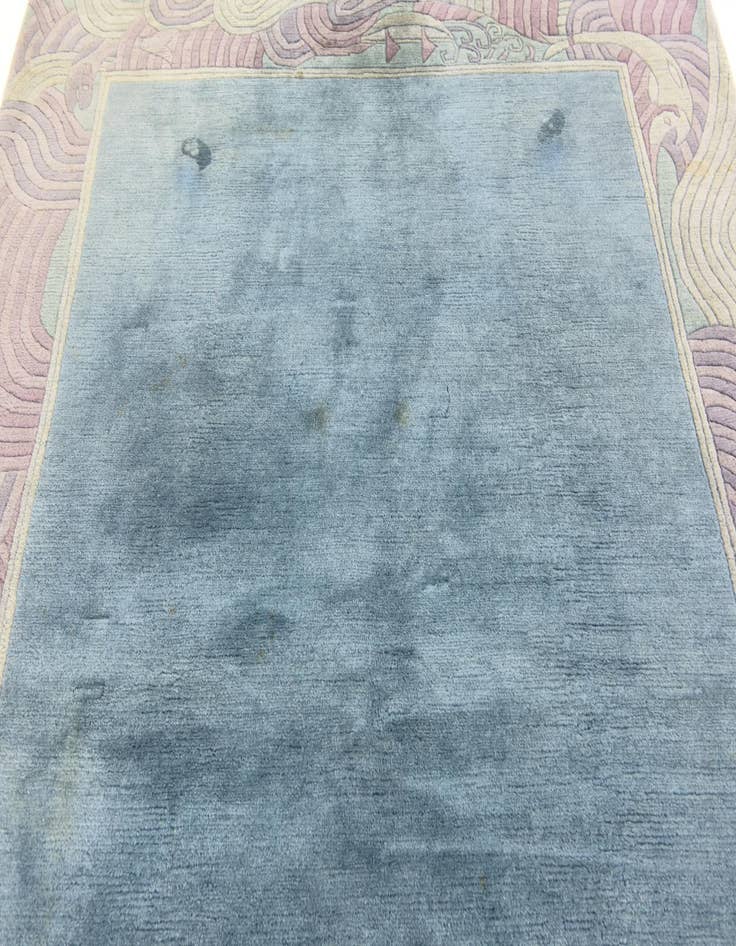 Detail image of  5' 6 x 7' 10  Hand Knotted Nepal Wool Rug