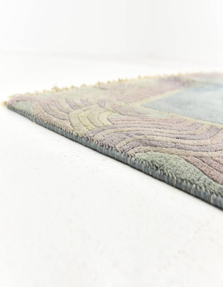 Detail image of  5' 6 x 7' 10  Hand Knotted Nepal Wool Rug