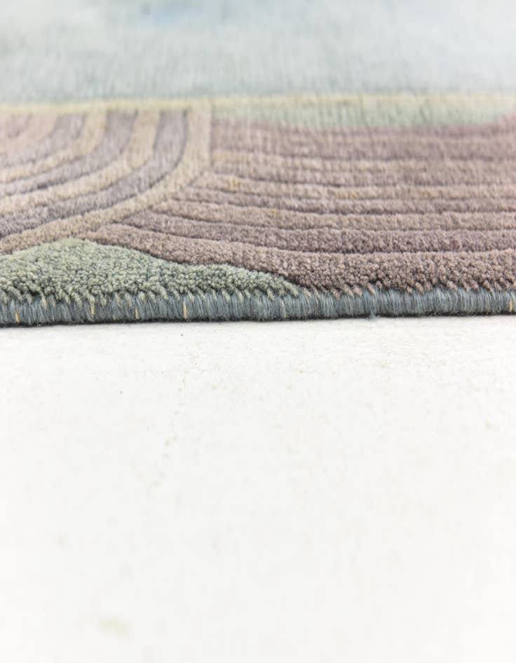 Detail image of  5' 6 x 7' 10  Hand Knotted Nepal Wool Rug