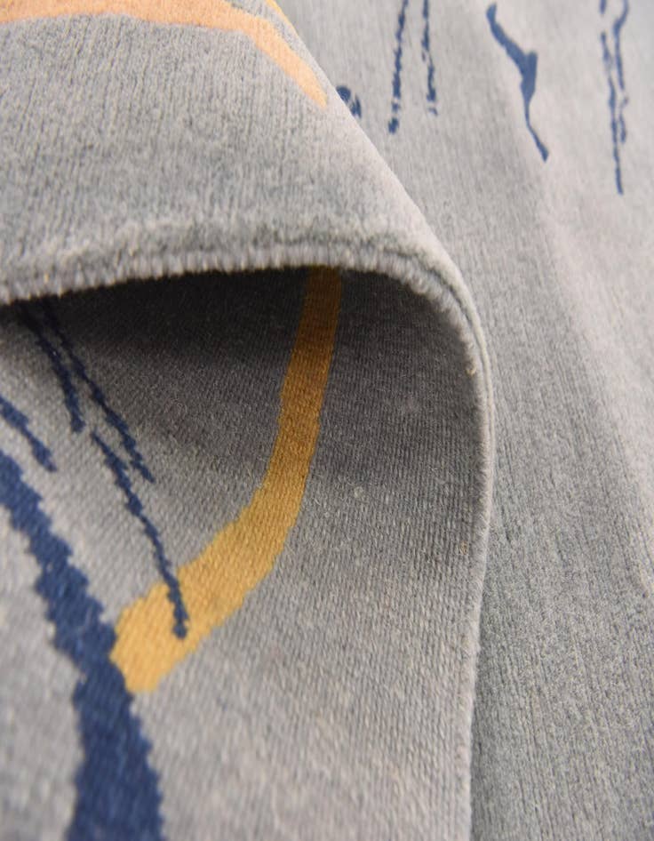 Detail image of  5' 7 x 8'  Hand Knotted Nepal Wool Rug