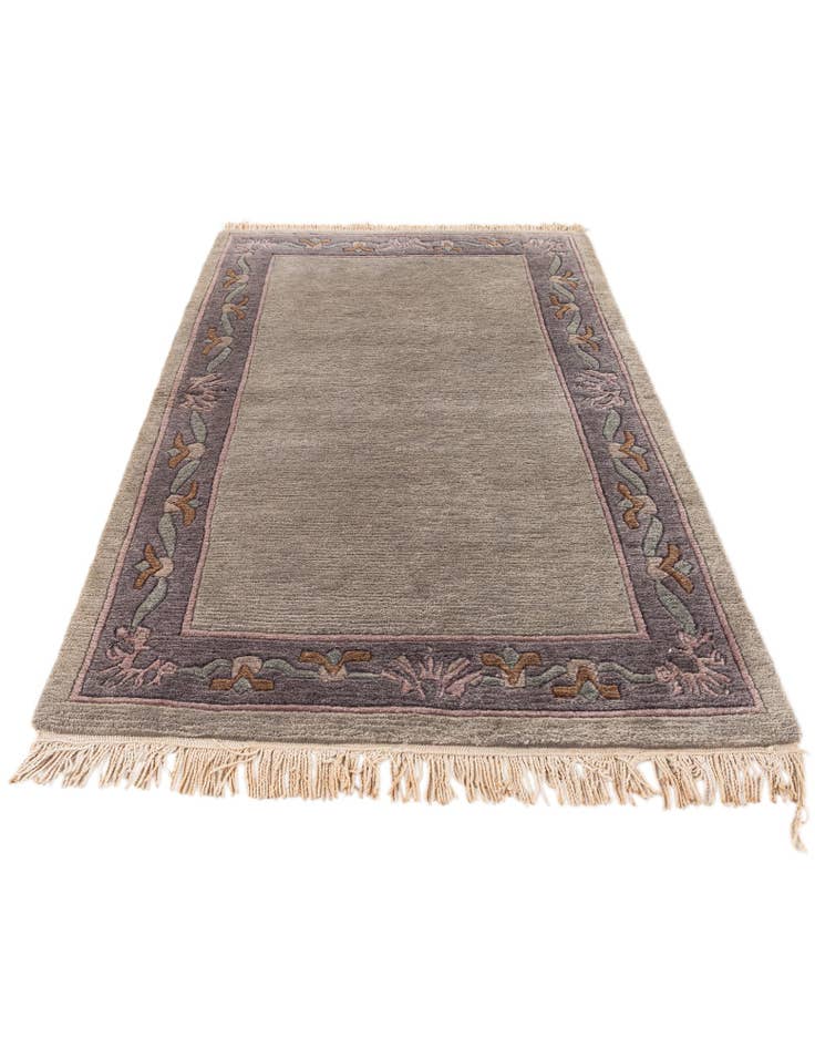 Detail image of  3' 2 x 5' 3  Hand Knotted Nepal Wool Rug