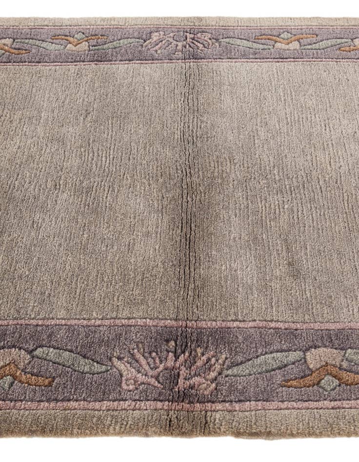 Detail image of  3' 2 x 5' 3  Hand Knotted Nepal Wool Rug