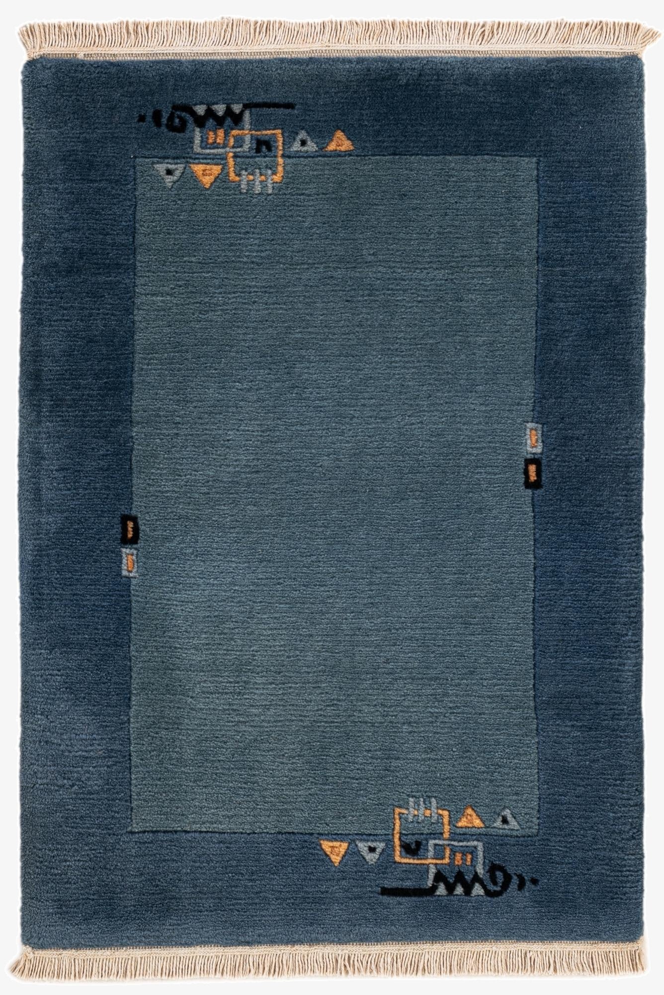  2' 1 x 3' 1  Hand Knotted Nepal Wool Rug