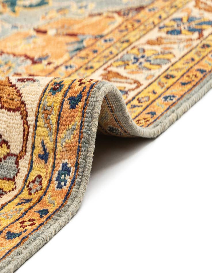 Detail image of  7' 10 x 9' 8  Hand Knotted Oushak Rug