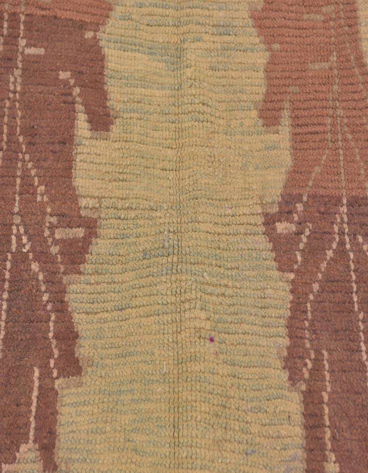 Detail image of  6' 6 x 9' 6  Hand Knotted Oushak Wool Rug
