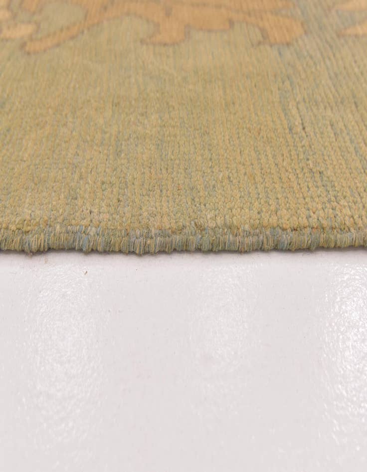 Detail image of  6' 6 x 9' 6  Hand Knotted Oushak Wool Rug