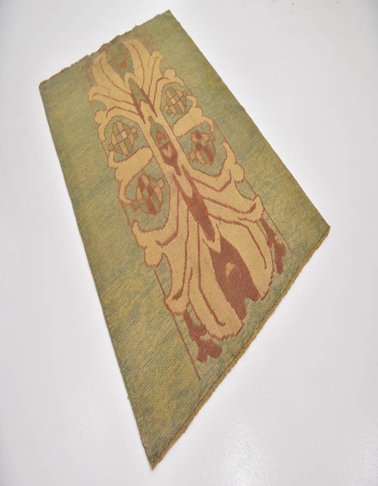 Detail image of  4' 7 x 6' 9  Hand Knotted Oushak Wool Rug